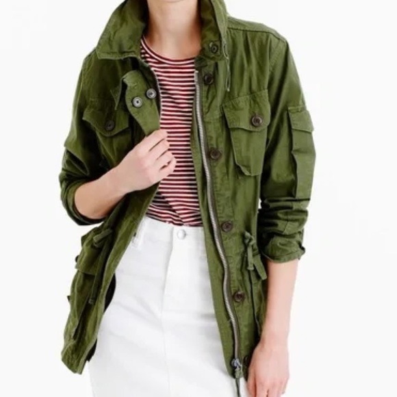 JCrew Green Womens Jacket - Picture 10 of 11